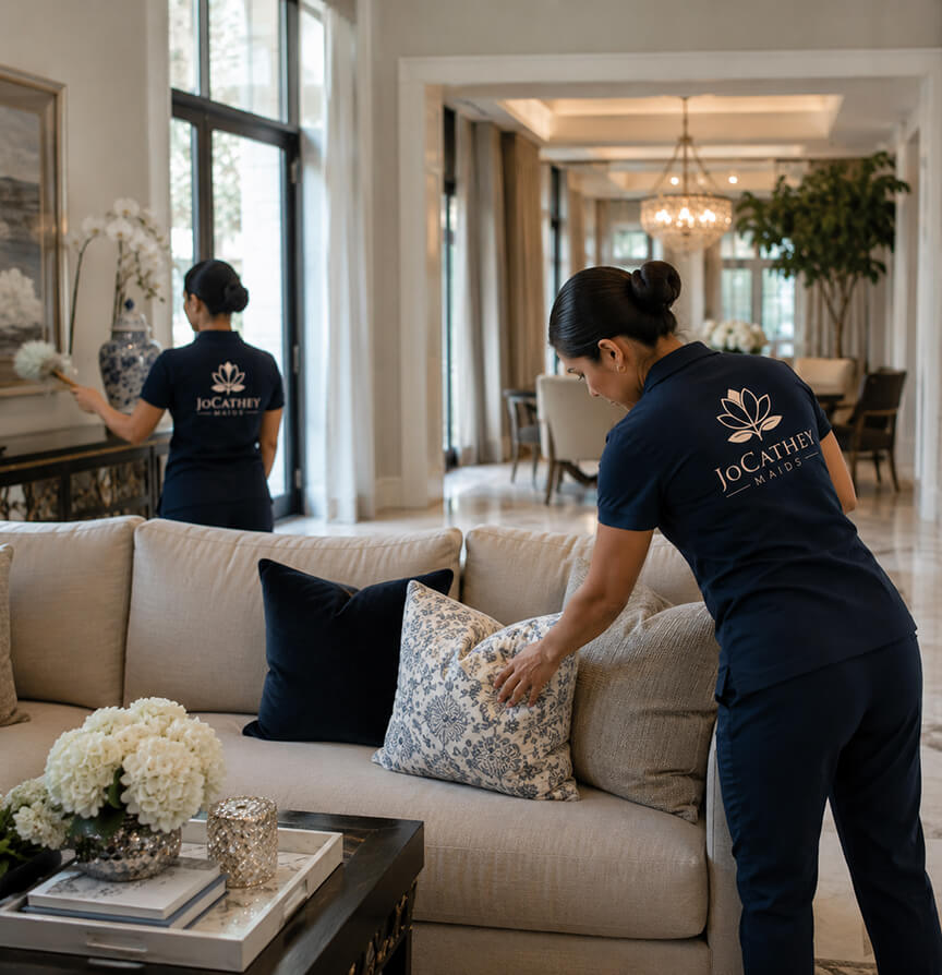 a beautifully maintained living room